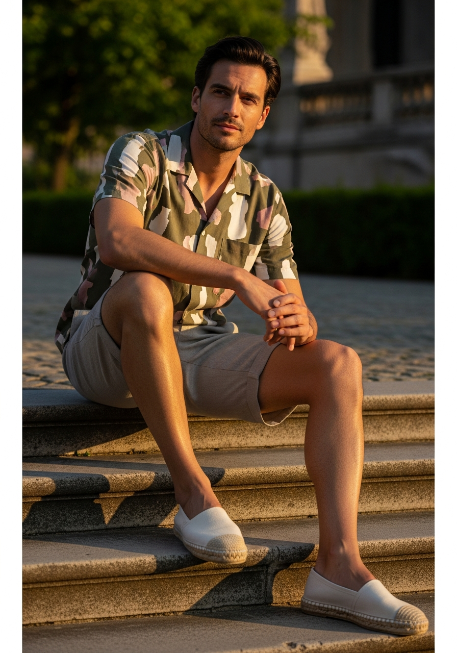 The summer knit. Light enough that it breathes, substantial enough that it looks considered. The shirt for the man who's done with logos.