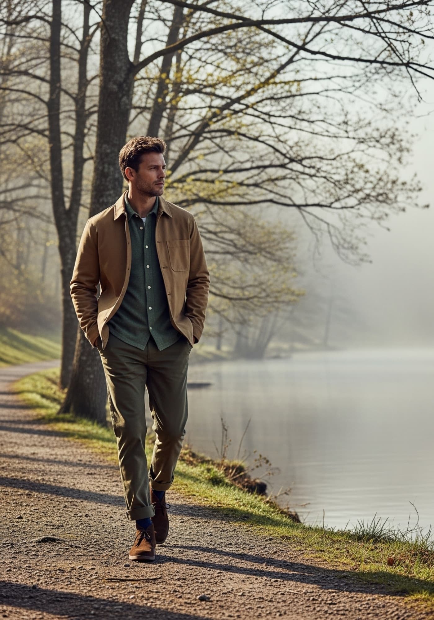 Layers that let you breathe. Textures that move with the day: cool mornings, warmer afternoons, and the walk home at dusk.